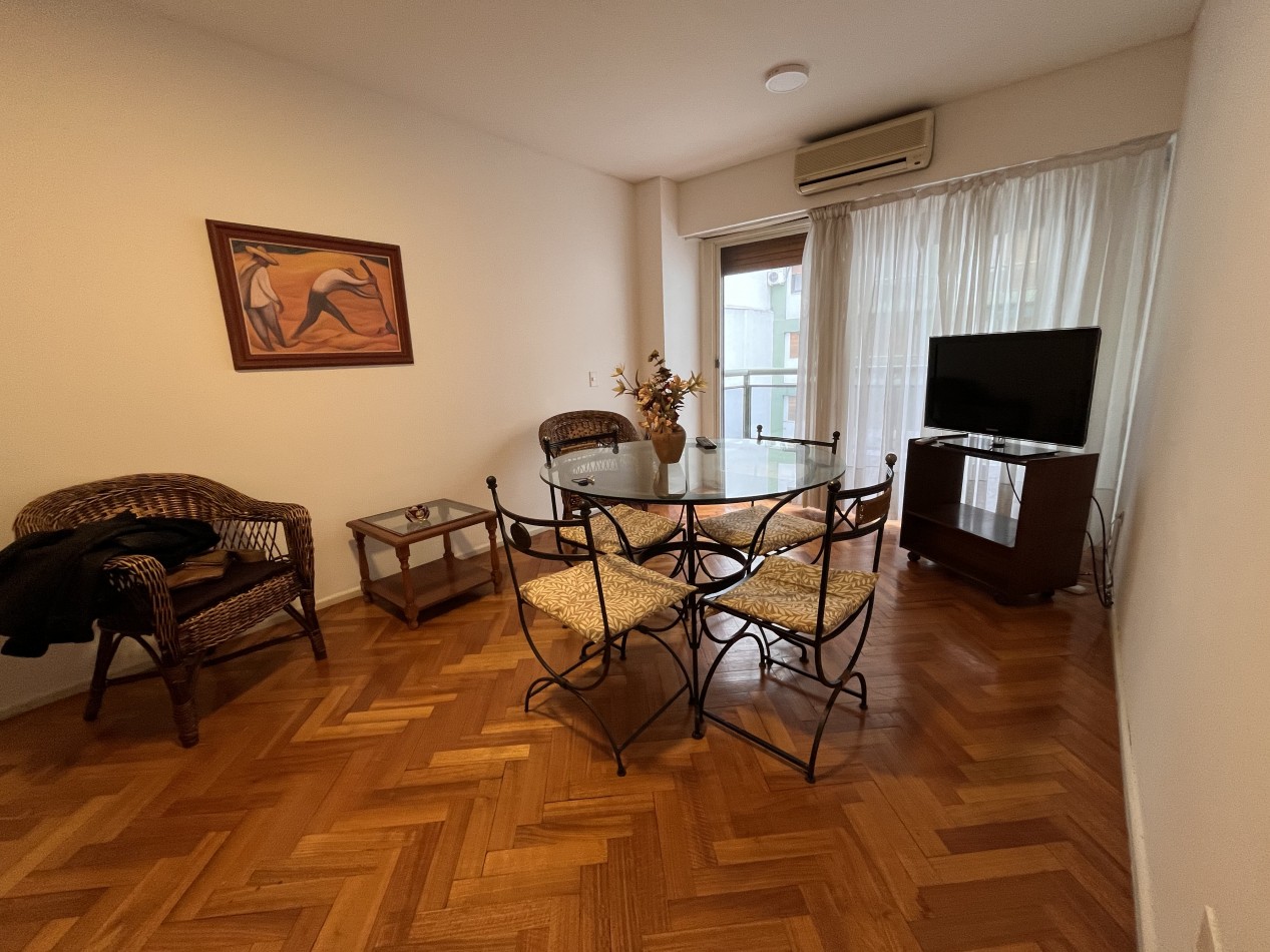 Apartamento en alquiler temporario.3 amb  amoblado. Barrio Norte. A una cuadra estacion subte Pueyrredon 