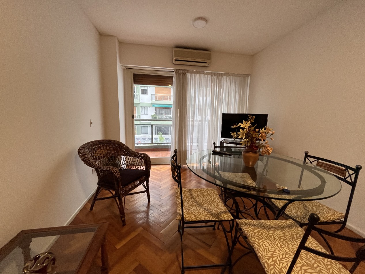 Apartamento en alquiler temporario.3 amb  amoblado. Barrio Norte. A una cuadra estacion subte Pueyrredon 