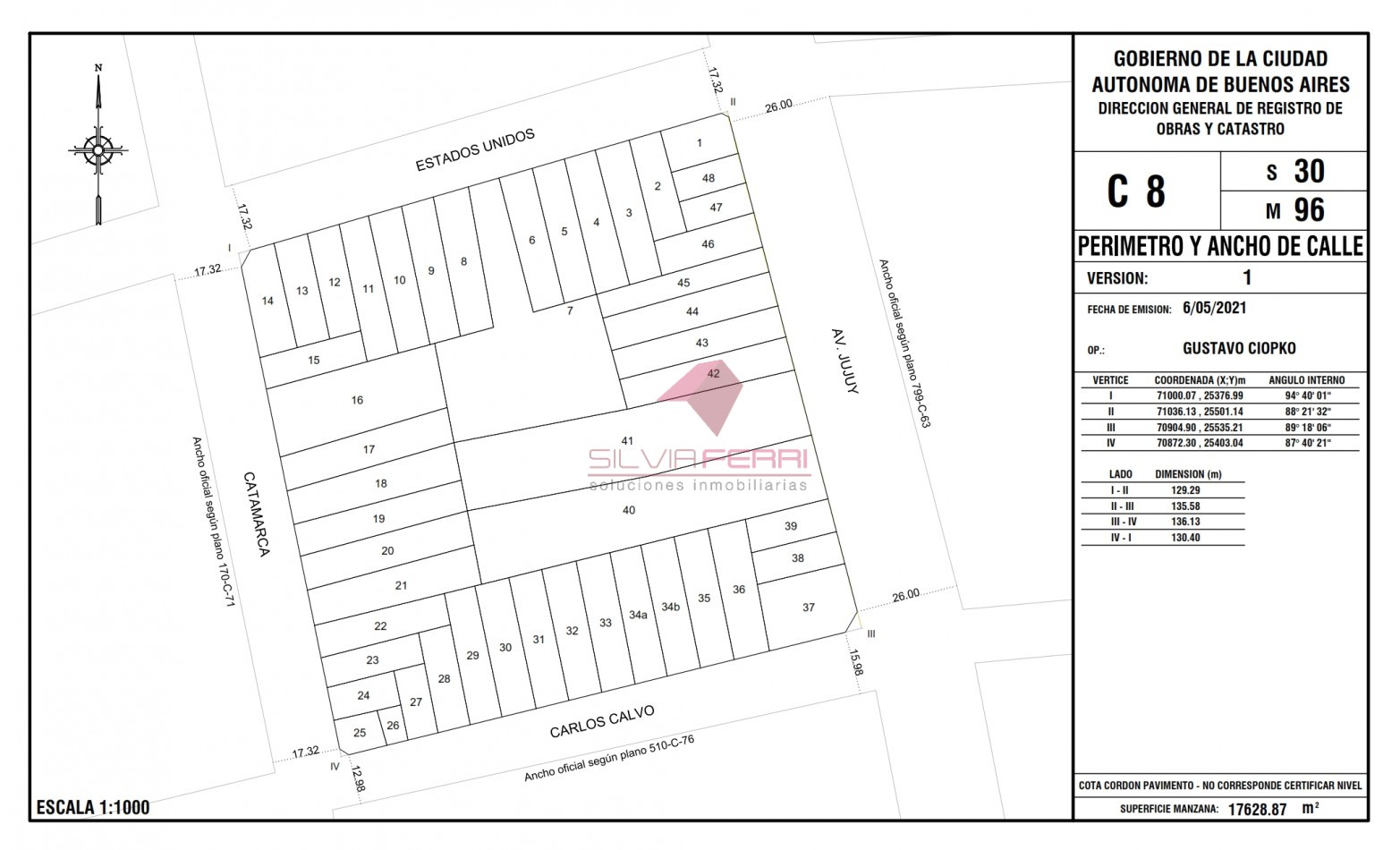 Venta de dos terrenos sobre Av Jujuy . Por CU CA. Esta en venta un 3er terreno lindero formando triple frente. 