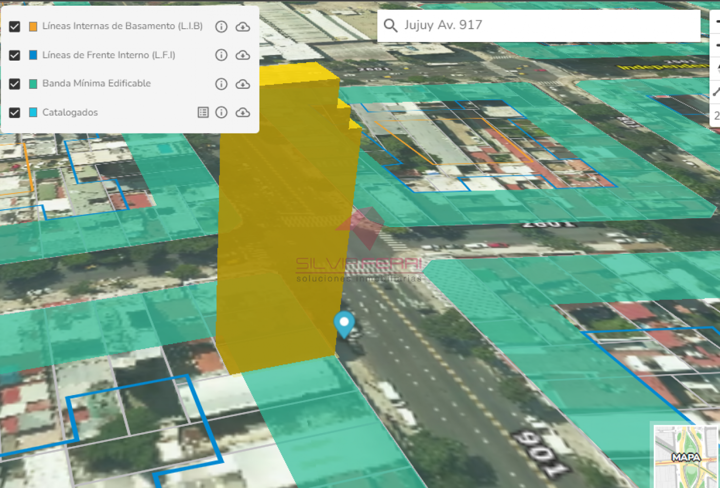 Venta de dos terrenos sobre Av Jujuy . Por CU CA. Esta en venta un 3er terreno lindero formando triple frente. 