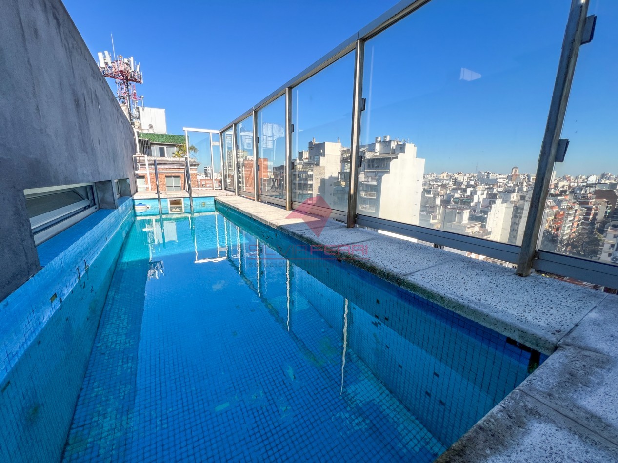 2 Ambientes Apto Profesional en Boulevard Charcas - Balcon, Baulera y Amenities - Ideal Inversion