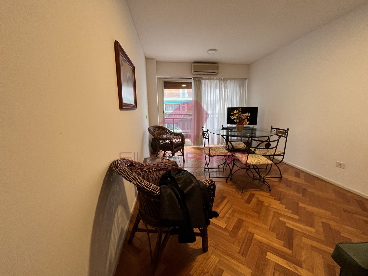 Apartamento en  alquiler 3 amb en barrio norte. Se alquila amoblado por 2 años. A una  cuadra estac subte D Pueyrredon 